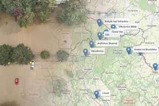 Přehledně v mapě: Místa, na kterých se nejhůře podepsaly záplavy - Seznam Zprávy